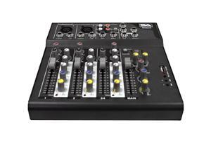 Seismic Audio - Slider4 - 4 Channel Mixer Console with USB Interface Seismic Audio - Slider4 - 4 Channel Mixer Console with USB Interface