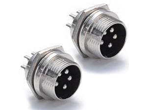 Seismic Audio - SAPT22 (2 Pack)- Male Mini XLR 5 Pin Panel Connector Seismic Audio - SAPT22 (2 Pack)- Male Mini XLR 5 Pin Panel Connector