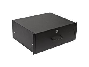 Seismic Audio - 4 Space Rack Case Drawer - Fits Standard 19" - Locks - 4 Unit Seismic Audio - 4 Space Rack Case Drawer - Fits Standard 19" - Locks - 4 Unit