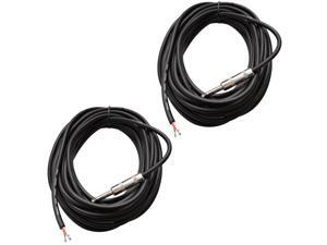 Seismic Audio - QRW35 (Two Pack) - 35' Raw Wire to 1/4" PA/DJ SPEAKER CABLE Seismic Audio - QRW35 (Two Pack) - 35' Raw Wire to 1/4" PA/DJ SPEAKER CABLE