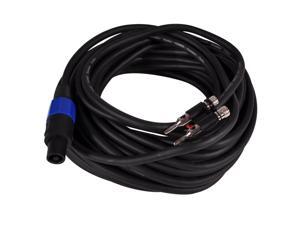 Seismic Audio 50 Foot Banana to Speakon Speaker Cable -12 Gauge 2 Conductor 50' Seismic Audio 50 Foot Banana to Speakon Speaker Cable -12 Gauge 2 Conductor 50'