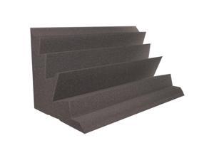 Seismic Audio - SA-FMBST-Charcoal - Charcoal Acoustic Foam Corner Bass Trap - Soundproof Noise Cancelling Foam - Sound Absorption Seismic Audio - SA-FMBST-Charcoal - Charcoal Acoustic Foam Corner Bass Trap - Soundproof Noise Cancelling Foam - Sound Absorption
