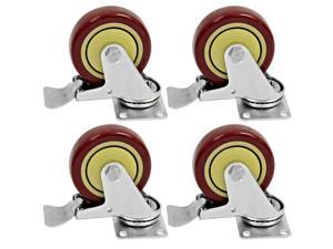 Seismic Audio - Pack of 4 Locking 4 inch Swivel Caster - Holds up to 500 lbs Seismic Audio - Pack of 4 Locking 4 inch Swivel Caster - Holds up to 500 lbs