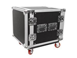 Seismic Audio - 10 Space Rack Flight Case with Casters - Fits Standard 19 inch Seismic Audio - 10 Space Rack Flight Case with Casters - Fits Standard 19 inch