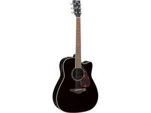 Yamaha FGX730SC Acoustic/Electric Guitar in Black Yamaha FGX730SC Acoustic/Electric Guitar in Black