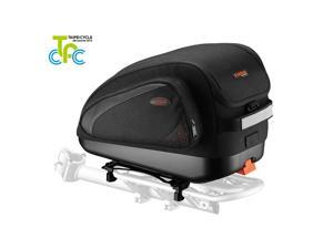 Ibera Bike PakRak Commuter MultiMount Bag - Rack Adaptor Included, Angled Height Ibera Bike PakRak Commuter MultiMount Bag - Rack Adaptor Included, Angled Height
