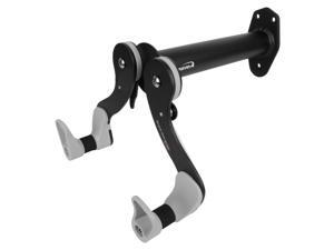 Ibera Bicycle Black Horizontal Wall Hanger, 45° Adjustable Angle, Single Storage Wall Mount Ibera Bicycle Black Horizontal Wall Hanger, 45° Adjustable Angle, Single Storage Wall Mount