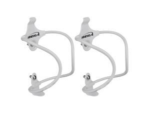Ibera Bicycle White Water Bottle Cage Pair - Aluminium Ibera Bicycle White Water Bottle Cage Pair - Aluminium
