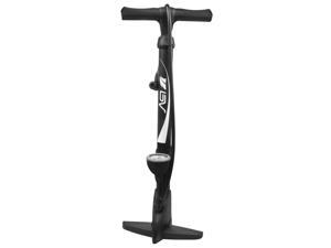 BV Bike Black Plastic 2' Floor Bike Pump with a 1.81" Gauge, 160 PSI, Reversible Presta and Schrader Valve, BV-FL-03 BV Bike Black Plastic 2' Floor Bike Pump with a 1.81" Gauge, 160 PSI, Reversible Presta and Schrader Valve, BV-FL-03