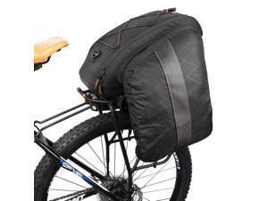 IBERAUSA Bicycle PakRak Commuter MultiMount Trunk Bag with Mini Side Panniers, Rack Adaptor Included, Angled Height, IB-BA19 IBERAUSA Bicycle PakRak Commuter MultiMount Trunk Bag with Mini Side Panniers, Rack Adaptor Included, Angled Height, IB-BA19