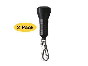 Neiko 2-Pack Keychain Mini-Screw LED Flashlight - Jet Black Neiko 2-Pack Keychain Mini-Screw LED Flashlight - Jet Black