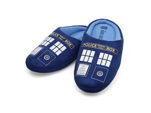 Doctor Who TARDIS Mens Slippers Doctor Who TARDIS Mens Slippers