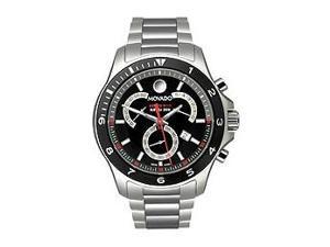 Movado 800 Performance Black Dial Chronograph Stainless Steel Mens Watch 2600090 Movado 800 Performance Black Dial Chronograph Stainless Steel Mens Watch 2600090