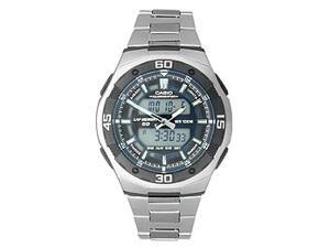 Casio AQ-164WD-1AV Men's 100M LCD Analog & Digital Stainless Steel Sport Watch Casio AQ-164WD-1AV Men's 100M LCD Analog & Digital Stainless Steel Sport Watch