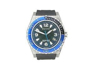 Gucci Pantheon Blue Automatic Diver Black Dial Men's Watch #YA115224 Gucci Pantheon Blue Automatic Diver Black Dial Men's Watch #YA115224