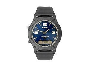 Casio AW49HE-2AV Casual Classic Men's Analog & Digital Dual Time Watch - Blue Casio AW49HE-2AV Casual Classic Men's Analog & Digital Dual Time Watch - Blue
