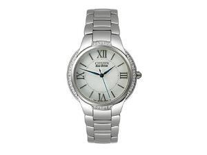 Citizen Eco-Drive Silver-Tone Dial Women's Watch #EM0090-57A Citizen Eco-Drive Silver-Tone Dial Women's Watch #EM0090-57A