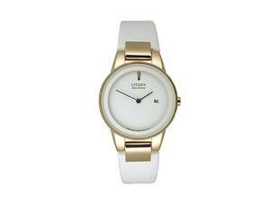 Citizen Axiom Eco-Drive Straps White Dial Women's Watch #GA105301A Citizen Axiom Eco-Drive Straps White Dial Women's Watch #GA105301A