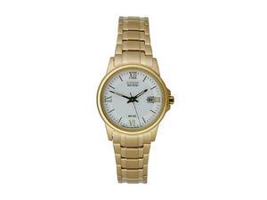 Citizen Eco-Drive Three-Hand Gold-Tone Stainless Steel Women's watch #EW1912-51A Citizen Eco-Drive Three-Hand Gold-Tone Stainless Steel Women's watch #EW1912-51A