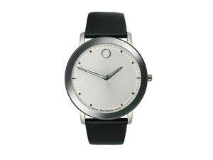 Movado TC Black Leather Strap Men's watch #0606694 Movado TC Black Leather Strap Men's watch #0606694