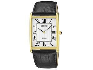 Seiko Leather Strap White Dial Men's Watch #SUP880 Seiko Leather Strap White Dial Men's Watch #SUP880