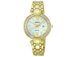 Seiko Diamond Collection White Mother-of-Pearl Dial Women's Watch #SUT182 Seiko Diamond Collection White Mother-of-Pearl Dial Women's Watch #SUT182