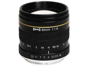 Opteka 85mm F/1.8 Manual Focus Aspherical Medium Telephoto Lens Opteka 85mm F/1.8 Manual Focus Aspherical Medium Telephoto Lens