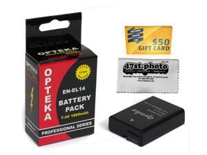 EN-EL14 ENEL14 Lithium Battery for Nikon D5300 D5200 D5100 D3300 D3200 D3100 Df Coolpix P7100 P7000 P7700 P7800 EN-EL14 ENEL14 Lithium Battery for Nikon D5300 D5200 D5100 D3300 D3200 D3100 Df Coolpix P7100 P7000 P7700 P7800