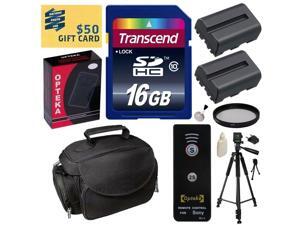Beginner's Kit for Sony Alpha A230, A290, A330, A380, A390 includes 16GB SDHC Memory Card, 2 NP-FV50 Battery, Charger, Tripod, Gadget Bag, Wireless Shutter, 55MM UV Filter, Cleaning Kit, $50 Gift Card Beginner's Kit for Sony Alpha A230, A290, A330, A380, A390 includes 16GB SDHC Memory Card, 2 NP-FV50 Battery, Charger, Tripod, Gadget Bag, Wireless Shutter, 55MM UV Filter, Cleaning Kit, $50 Gift Card