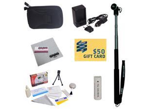 Starter Kit for Canon PowerShot Elph 530 Elph 520 Powershot N Digital Camera with NB-9L Battery + AC/DC Travel Charger + Mini tripod + Slim Hard Case + $50 Gift Card + Cleaning Kit + Microfiber Cloth Starter Kit for Canon PowerShot Elph 530 Elph 520 Powershot N Digital Camera with NB-9L Battery + AC/DC Travel Charger + Mini tripod + Slim Hard Case + $50 Gift Card + Cleaning Kit + Microfiber Cloth