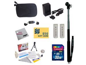 Ultimate Kit for Canon PowerShot Elph 530 520 N Digital Camera with 2 NB-9L Battery + Charger + Mini tripod + 32GB Micro SD Memory Card + Slim Carrying Case + $50 Gift Card + Cleaning Kit + More Ultimate Kit for Canon PowerShot Elph 530 520 N Digital Camera with 2 NB-9L Battery + Charger + Mini tripod + 32GB Micro SD Memory Card + Slim Carrying Case + $50 Gift Card + Cleaning Kit + More