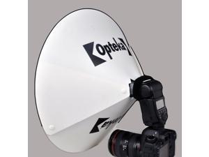 Opteka BD-5 Studio 17-Inch Beauty Dish Reflector/Diffuser/Diverter for Portraits - Universal Design to fit Most External Camera Flashes Opteka BD-5 Studio 17-Inch Beauty Dish Reflector/Diffuser/Diverter for Portraits - Universal Design to fit Most External Camera Flashes