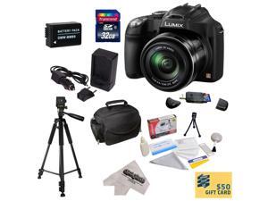 Panasonic Lumix DMC-FZ70 Digital Camera with 3-Inch LCD With 32GB SDHC Card, Reader, Battery, Rapid Charger, Case, Tripod, Lens Cleaning Kit including LCD Screen Protectors, $50 Photo Print Gift Card Panasonic Lumix DMC-FZ70 Digital Camera with 3-Inch LCD With 32GB SDHC Card, Reader, Battery, Rapid Charger, Case, Tripod, Lens Cleaning Kit including LCD Screen Protectors, $50 Photo Print Gift Card