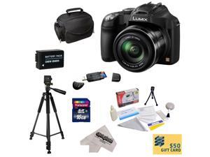 Panasonic Lumix DMC-FZ70 Digital Camera with 3-Inch LCD With 16GB SDHC Card, Reader, Battery, Case, Tripod, Lens Cleaning Kit including LCD Screen Protectors, $50 Photo Print Gift Card Panasonic Lumix DMC-FZ70 Digital Camera with 3-Inch LCD With 16GB SDHC Card, Reader, Battery, Case, Tripod, Lens Cleaning Kit including LCD Screen Protectors, $50 Photo Print Gift Card