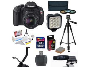Canon EOS Rebel T3i DSLR Camera with 32GB SD Card, High Capacity Battery, LED Light, Microphone, Y-shaped Splitter Bracket, 3 PC Filter Kit (UV, CPL & FLD), Tripod, Lens Cleaning Kit Canon EOS Rebel T3i DSLR Camera with 32GB SD Card, High Capacity Battery, LED Light, Microphone, Y-shaped Splitter Bracket, 3 PC Filter Kit (UV, CPL & FLD), Tripod, Lens Cleaning Kit