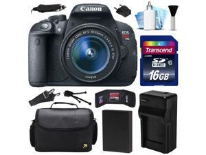 Canon EOS Rebel T5i 700D DSLR Digital Camera w/ 18-55mm Lens (16GB Value Bundle) Canon EOS Rebel T5i 700D DSLR Digital Camera w/ 18-55mm Lens (16GB Value Bundle)