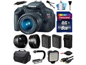 Canon EOS Rebel T3i 600D Digital Camera w/ 18-55mm Lens (8GB Essential Bundle) Canon EOS Rebel T3i 600D Digital Camera w/ 18-55mm Lens (8GB Essential Bundle)