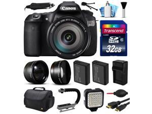 Canon EOS 60D SLR Digital Camera w/ EFS 18-200mm IS Lens (32GB Essential Bundle) Canon EOS 60D SLR Digital Camera w/ EFS 18-200mm IS Lens (32GB Essential Bundle)