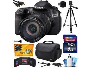 Canon EOS 60D 18 MP CMOS Digital SLR Camera with EF-S 18-200mm f/3.5-5.6 IS Lens includes 8GB Memory + Large Case + Tripod + Card Reader + HDMI Mini Cable + Cleaning Kit + $50 Gift Card 4460B016 Canon EOS 60D 18 MP CMOS Digital SLR Camera with EF-S 18-200mm f/3.5-5.6 IS Lens includes 8GB Memory + Large Case + Tripod + Card Reader + HDMI Mini Cable + Cleaning Kit + $50 Gift Card 4460B016