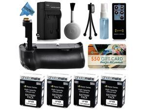 Multi Power Battery Grip + (4 Pack) Ultra High Capacity LP-E8 LPE8 Battery (2400mAh) + AC/DC Rapid Battery Charger for Canon EOS 550D 600D 650D 700D DSLR SLR Digital Camera (BG-E8 BGE8 Replacement) Multi Power Battery Grip + (4 Pack) Ultra High Capacity LP-E8 LPE8 Battery (2400mAh) + AC/DC Rapid Battery Charger for Canon EOS 550D 600D 650D 700D DSLR SLR Digital Camera (BG-E8 BGE8 Replacement)
