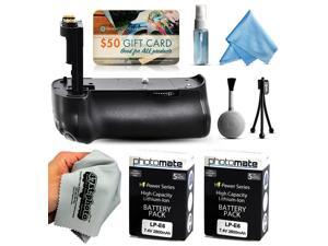 Multi Power Battery Grip + (2 Pack) Ultra High Capacity LP-E6 LPE6 Battery (2800mAh) for Canon EOS 5DM3 5DMIII 5DMark 5DMark3 5D Mark 3 III DSLR SLR Digital Camera (BG-E11 BGE11 Replacement) Multi Power Battery Grip + (2 Pack) Ultra High Capacity LP-E6 LPE6 Battery (2800mAh) for Canon EOS 5DM3 5DMIII 5DMark 5DMark3 5D Mark 3 III DSLR SLR Digital Camera (BG-E11 BGE11 Replacement)