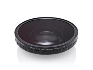 Opteka 58mm 0.4X HD2 Large Element Fisheye Lens for Professional Video Camcorders Opteka 58mm 0.4X HD2 Large Element Fisheye Lens for Professional Video Camcorders