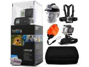 GoPro HERO3+ Hero 3+ Plus Black Edition Camera CHDHX-302 with Headstrap + Chest Harness Mount + Floaty Strap + Wrist Glove Strap + Premium Case GoPro HERO3+ Hero 3+ Plus Black Edition Camera CHDHX-302 with Headstrap + Chest Harness Mount + Floaty Strap + Wrist Glove Strap + Premium Case