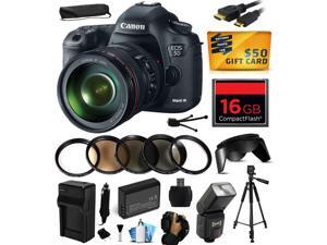 Canon EOS 5D Mark III 22.3 MP Full Frame CMOS Digital SLR Camera with EF 24-105mm f/4 L IS USM Lens includes 16GB Memory + Flash + Battery + Charger + UV-CPL-FL-ND4-10x Macro + $50 Gift Card 5260B009 Canon EOS 5D Mark III 22.3 MP Full Frame CMOS Digital SLR Camera with EF 24-105mm f/4 L IS USM Lens includes 16GB Memory + Flash + Battery + Charger + UV-CPL-FL-ND4-10x Macro + $50 Gift Card 5260B009
