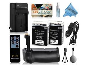 Multi Power Battery Grip + (2 Pack) Ultra Capacity LP-E6 LPE6 Replacement Battery (2800mAh) + AC/DC Battery Charger for Canon EOS 5DM3 5DMIII 5DMark 5DMark3 5D Mark 3 III DSLR SLR Digital Camera Multi Power Battery Grip + (2 Pack) Ultra Capacity LP-E6 LPE6 Replacement Battery (2800mAh) + AC/DC Battery Charger for Canon EOS 5DM3 5DMIII 5DMark 5DMark3 5D Mark 3 III DSLR SLR Digital Camera