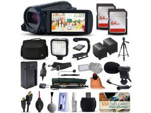 Canon VIXIA HF R62 HFR62 HD Camcorder Video Camera + 128GB Boardcasting Filmmaker's Package with LED Night Light + Tripod + Monopod + Action Stabilizer + Handgrip + Microphone + More Canon VIXIA HF R62 HFR62 HD Camcorder Video Camera + 128GB Boardcasting Filmmaker's Package with LED Night Light + Tripod + Monopod + Action Stabilizer + Handgrip + Microphone + More