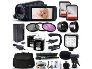 Canon VIXIA HF R600 HFR600 HD Camcorder Video Camera + 128GB Memory + Travel Charger + 3 Filters + 2 Batteries + Opteka X-Grip + LED Light + Microphone + Monopod + Large Case + Dust Cleaning Kit Canon VIXIA HF R600 HFR600 HD Camcorder Video Camera + 128GB Memory + Travel Charger + 3 Filters + 2 Batteries + Opteka X-Grip + LED Light + Microphone + Monopod + Large Case + Dust Cleaning Kit