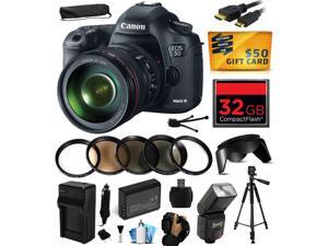 Canon EOS 5D Mark III 22.3 MP Full Frame CMOS Digital SLR Camera with EF 24-105mm f/4 L IS USM Lens with 32GB Memory + Battery + Charger + UV-CPL-FL-ND4-10x Macro + HDMI + $50 Gift Card 5260B009 Canon EOS 5D Mark III 22.3 MP Full Frame CMOS Digital SLR Camera with EF 24-105mm f/4 L IS USM Lens with 32GB Memory + Battery + Charger + UV-CPL-FL-ND4-10x Macro + HDMI + $50 Gift Card 5260B009