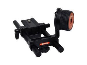 Opteka FF-240 Compact DSLR Gearless Follow Focus Rig with 15mm Rails Opteka FF-240 Compact DSLR Gearless Follow Focus Rig with 15mm Rails