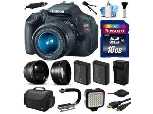 Canon EOS Rebel T3i 600D Digital Camera w/ 18-55mm Lens (16GB Essential Bundle) Canon EOS Rebel T3i 600D Digital Camera w/ 18-55mm Lens (16GB Essential Bundle)